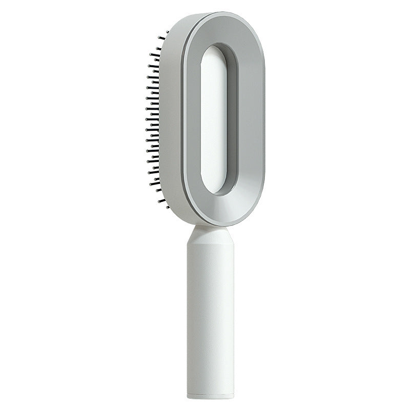 Self-Cleaning Hair Brush – Airbag Scalp Massage & Anti-Static Detangling Comb