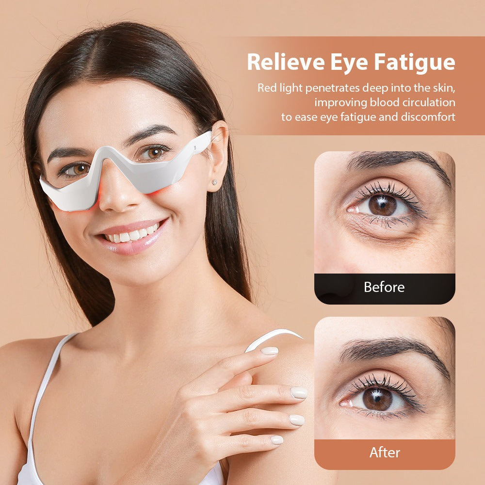 Eye Massager Glasses – EMS & Red Light Therapy for Eye Fatigue Relief