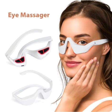 Eye Massager Glasses – EMS & Red Light Therapy for Eye Fatigue Relief