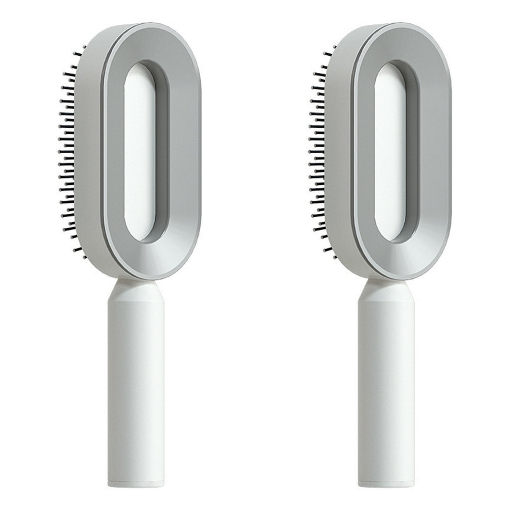 Self-Cleaning Hair Brush – Airbag Scalp Massage & Anti-Static Detangling Comb